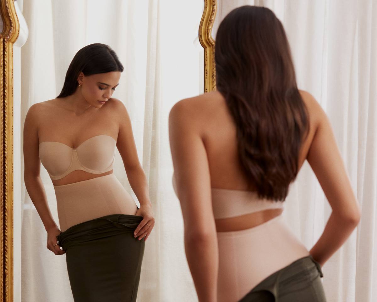 BANDEAU BRA AND THE NEW INTIMISSIMI SHAPING BEAUTY RANGE - Calin